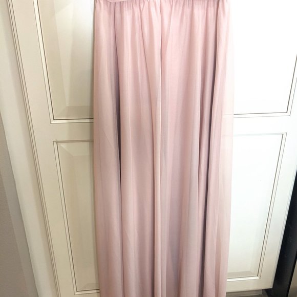 JH Evenings Floor Length Blush Pink Gown Size 12 Long Bridesmaid Prom Dress NWT - Picture 7 of 9